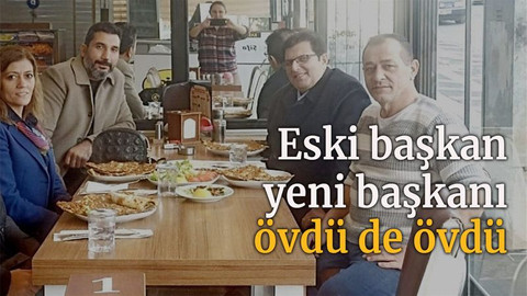 Eski başkan yeni başkanı övdü de övdü